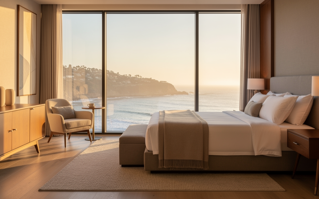 Luxury boutique hotel near Rancho Santa Fe with Pacific Ocean views in La Jolla